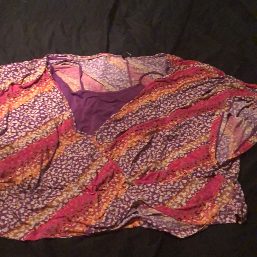 Lane Bryant multicolored polyester shirt 26/28